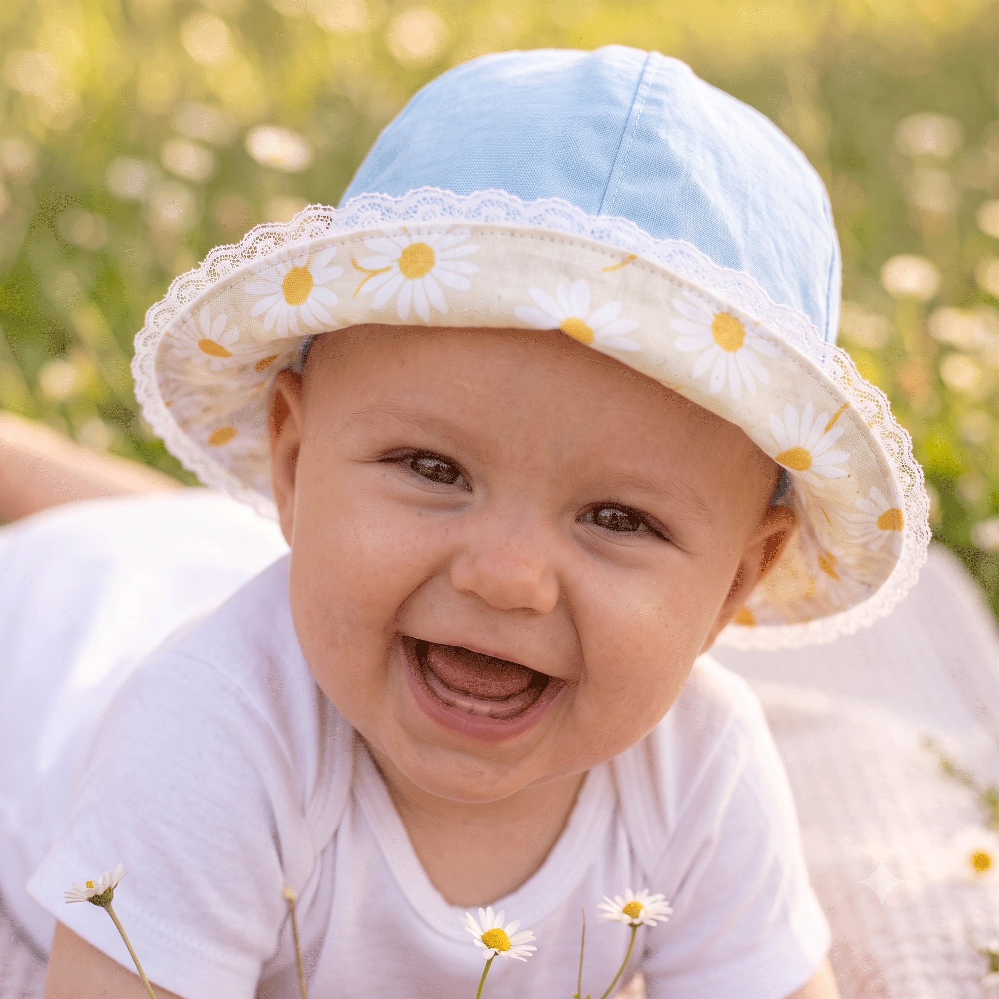 Reversible Baby Sun Hat Sewing Pattern