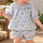 Baby Blouse and Bloomers Sewing Pattern PDF