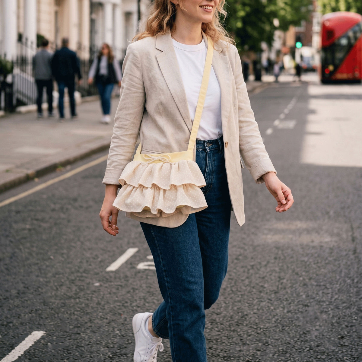 Layered Ruffle Bag Sewing Pattern PDF