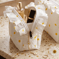 Quilted Ruffle Makeup Bag Sewing Pattern