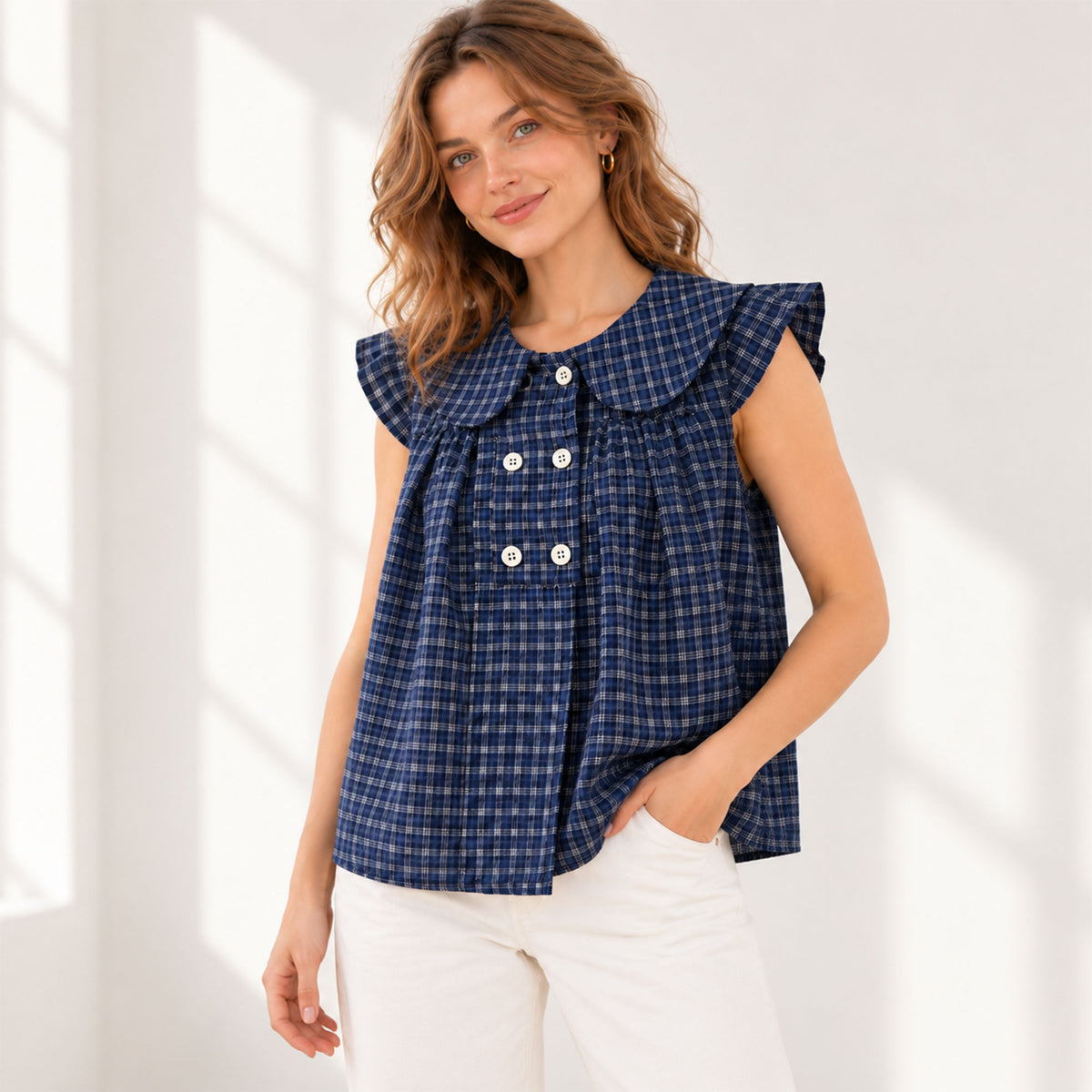 Peter Pan Collar Top Sewing Pattern