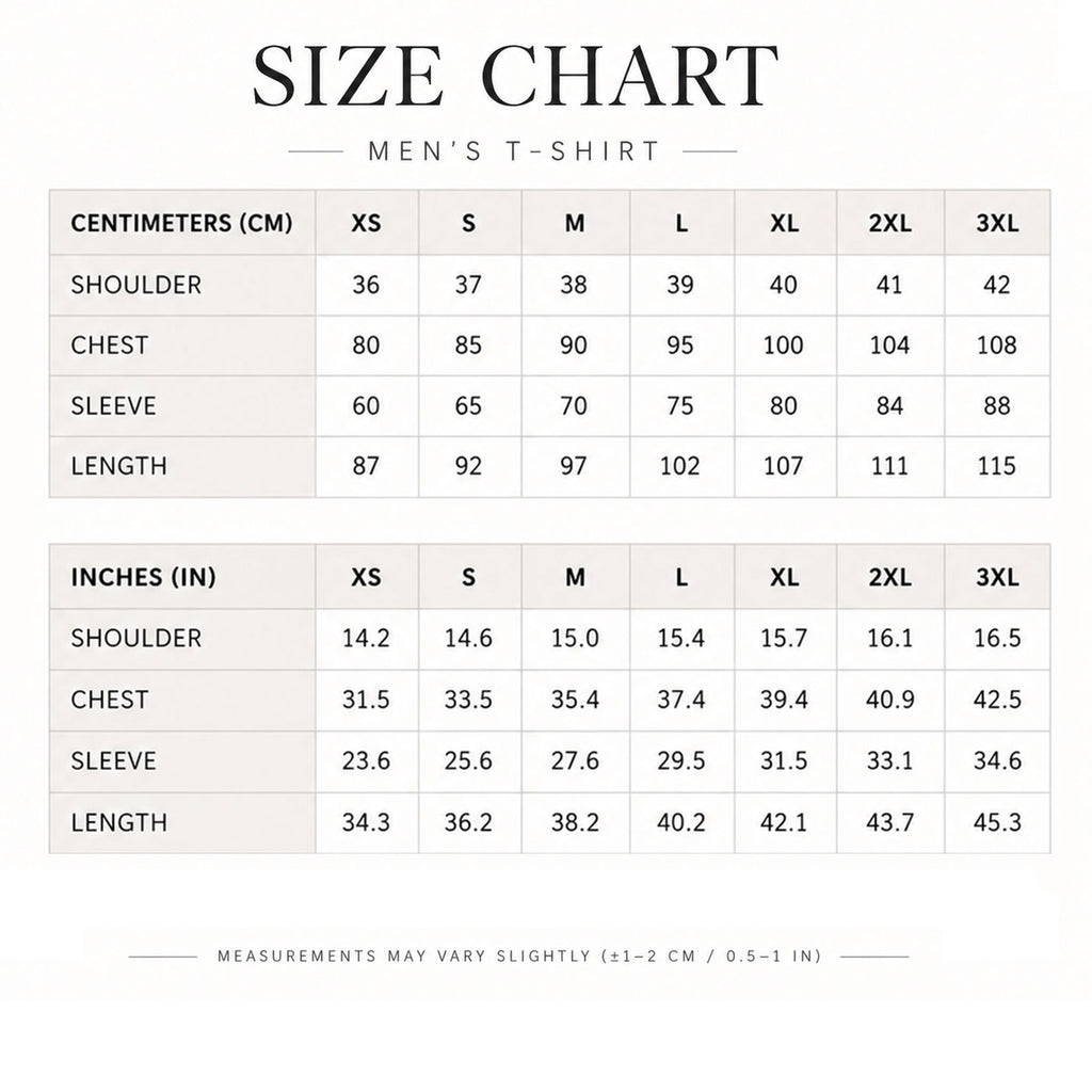 Unisex Classic TShirt PDF Sewing Pattern