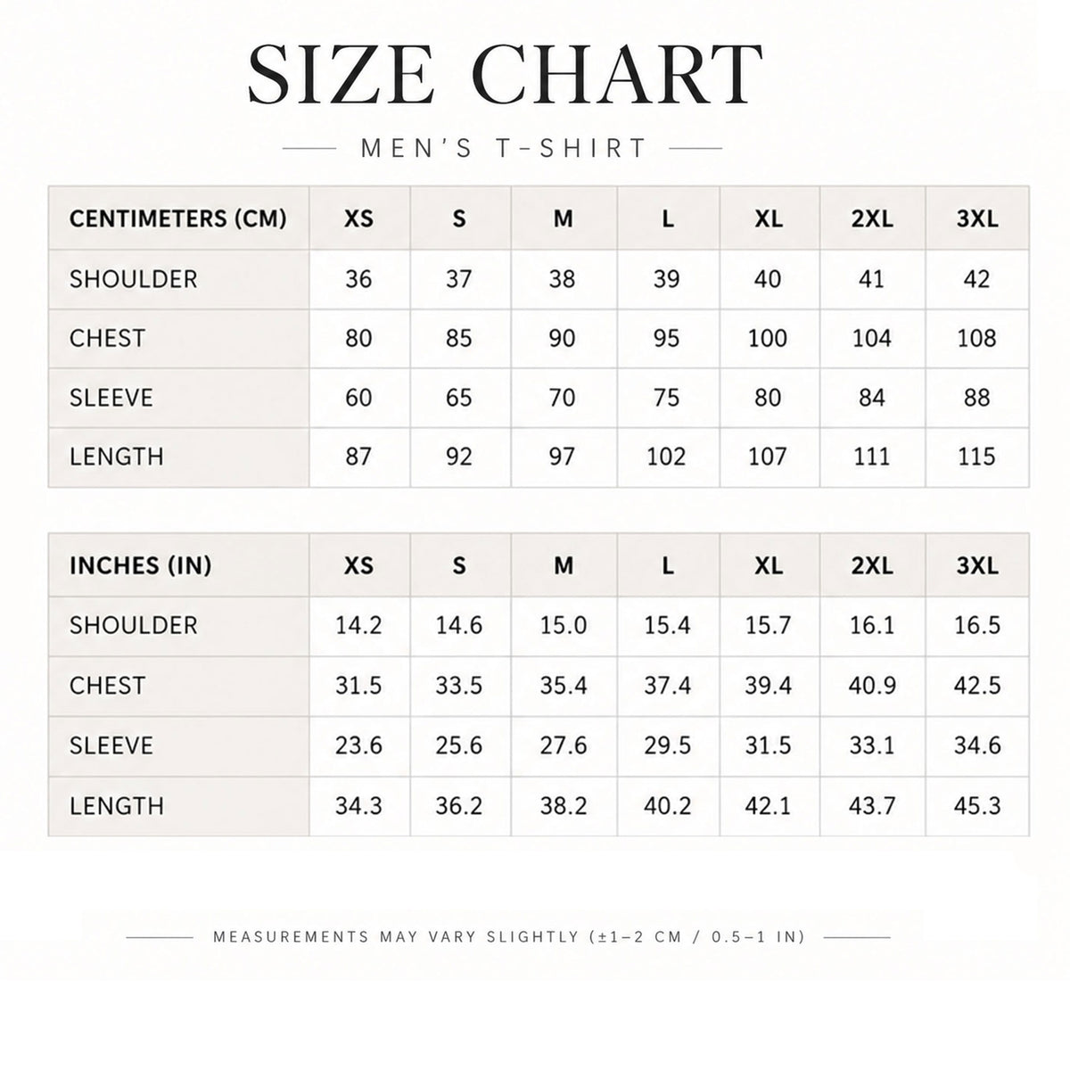 Unisex Classic TShirt PDF Sewing Pattern