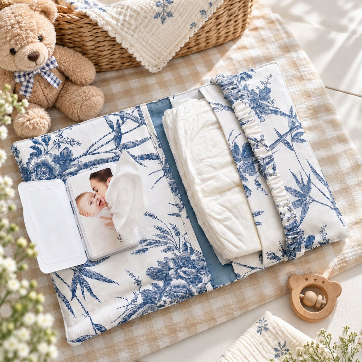 Diaper & Wipes Clutch Sewing Pattern