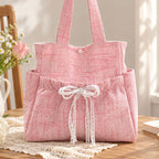 Ruffle Bow Tote Bag Sewing Pattern PDF