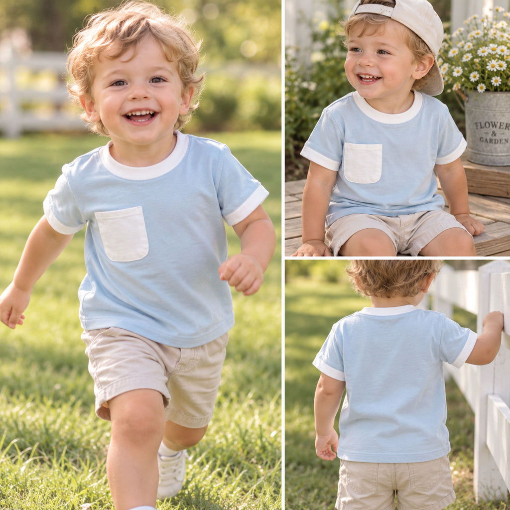 Kids Ringer T-Shirt Sewing Pattern