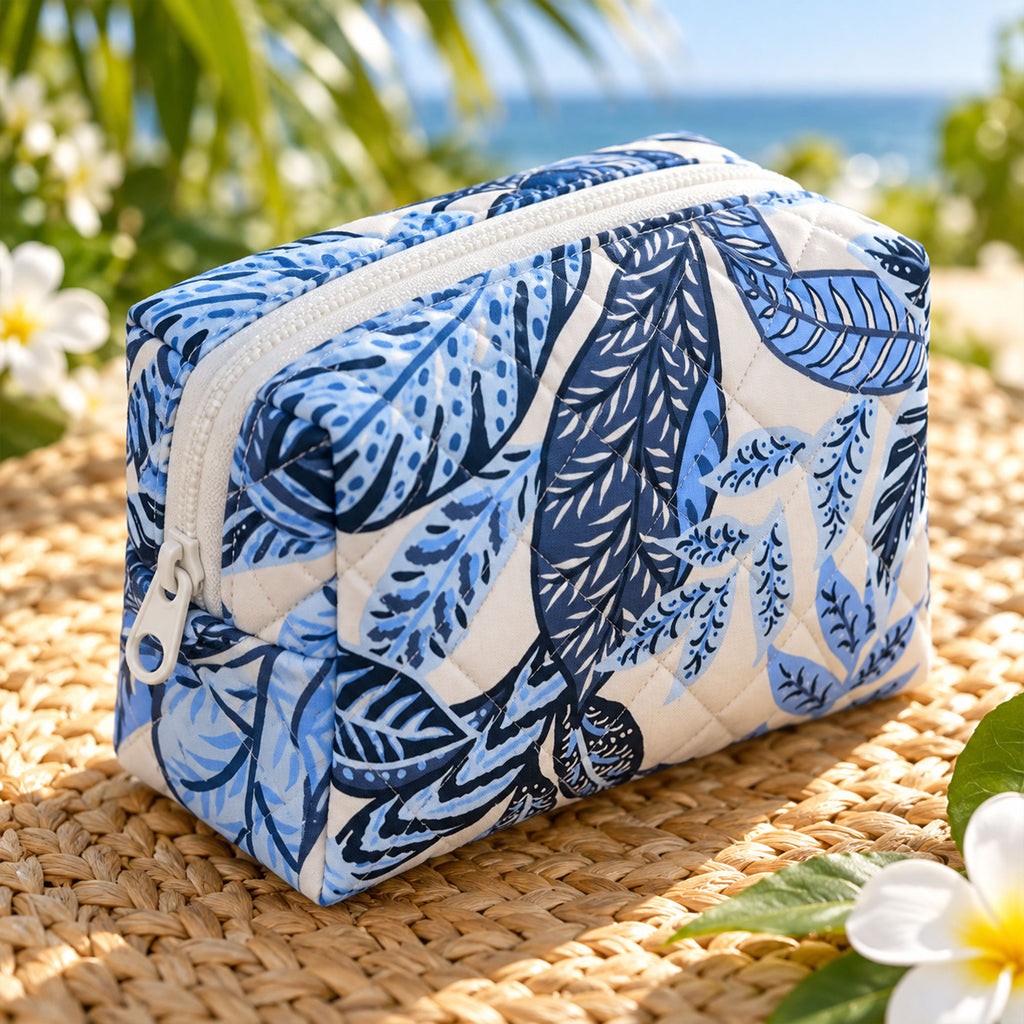 Quilted Boxy Makeup Bag Sewing Pattern
