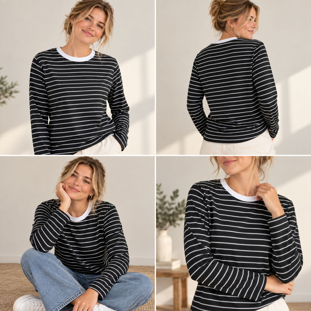 Unisex Long Sleeve Tee Sewing Pattern