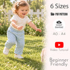 Toddler Pull-On Pants Sewing Pattern
