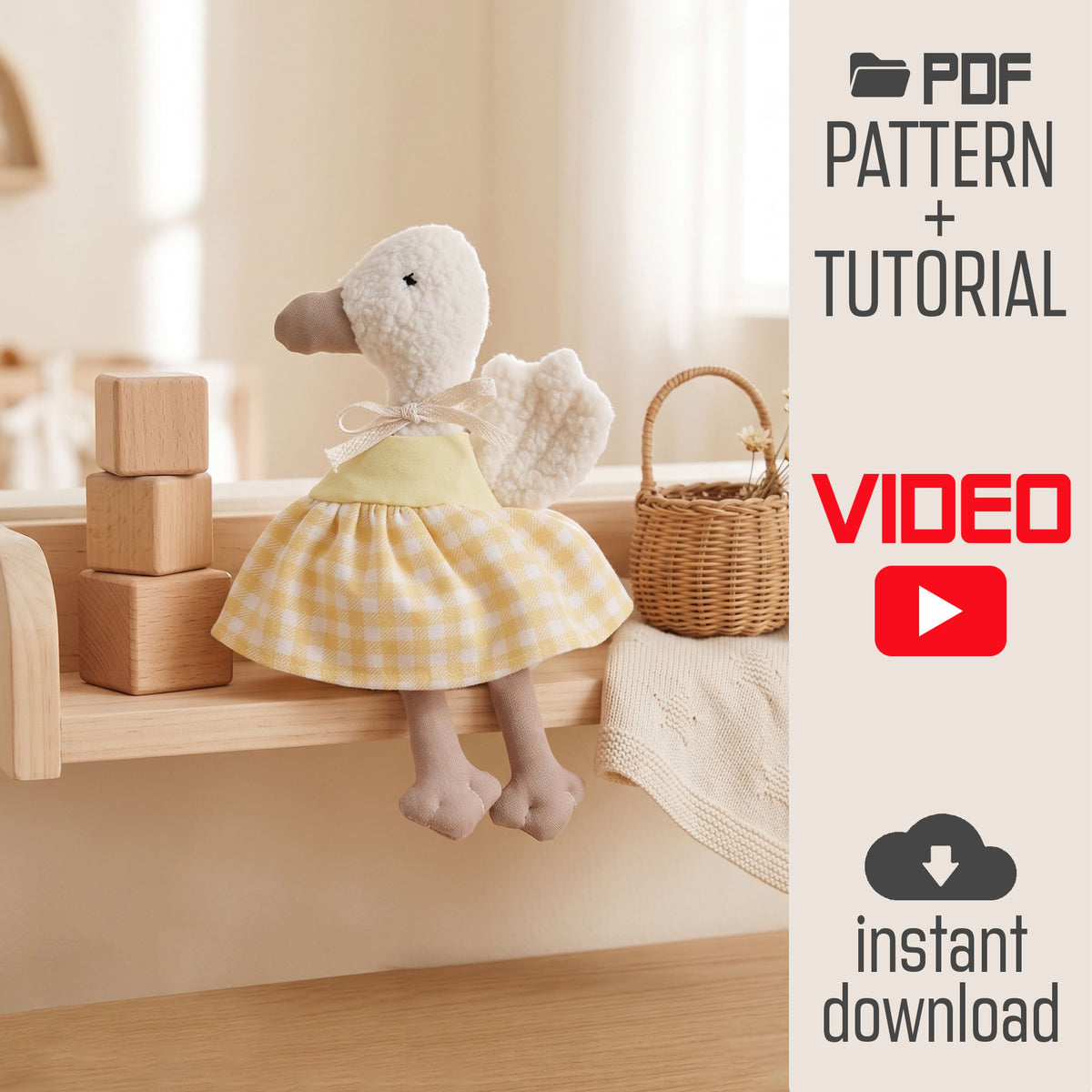 Duck Sewing Pattern PDF