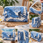 Quilted Boxy Makeup Bag Sewing Pattern