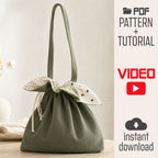 Petal Drawstring Bag Sewing Pattern