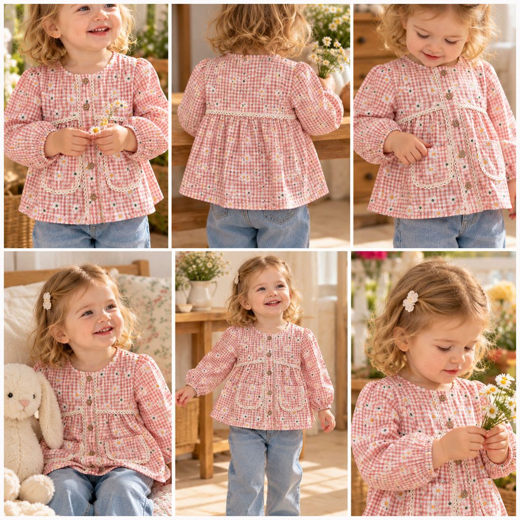 Girls Blouse Sewing Pattern