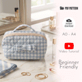 Cosmetic Organizer Sewing Pattern