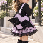 Lilac Bat Heart Bag Sewing Pattern
