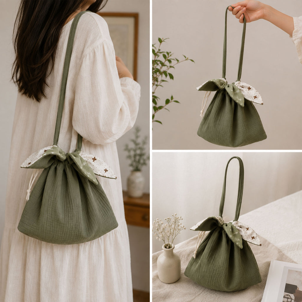 Petal Drawstring Bag Sewing Pattern