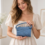 Quilted Denim Wristlet Sewing Pattern