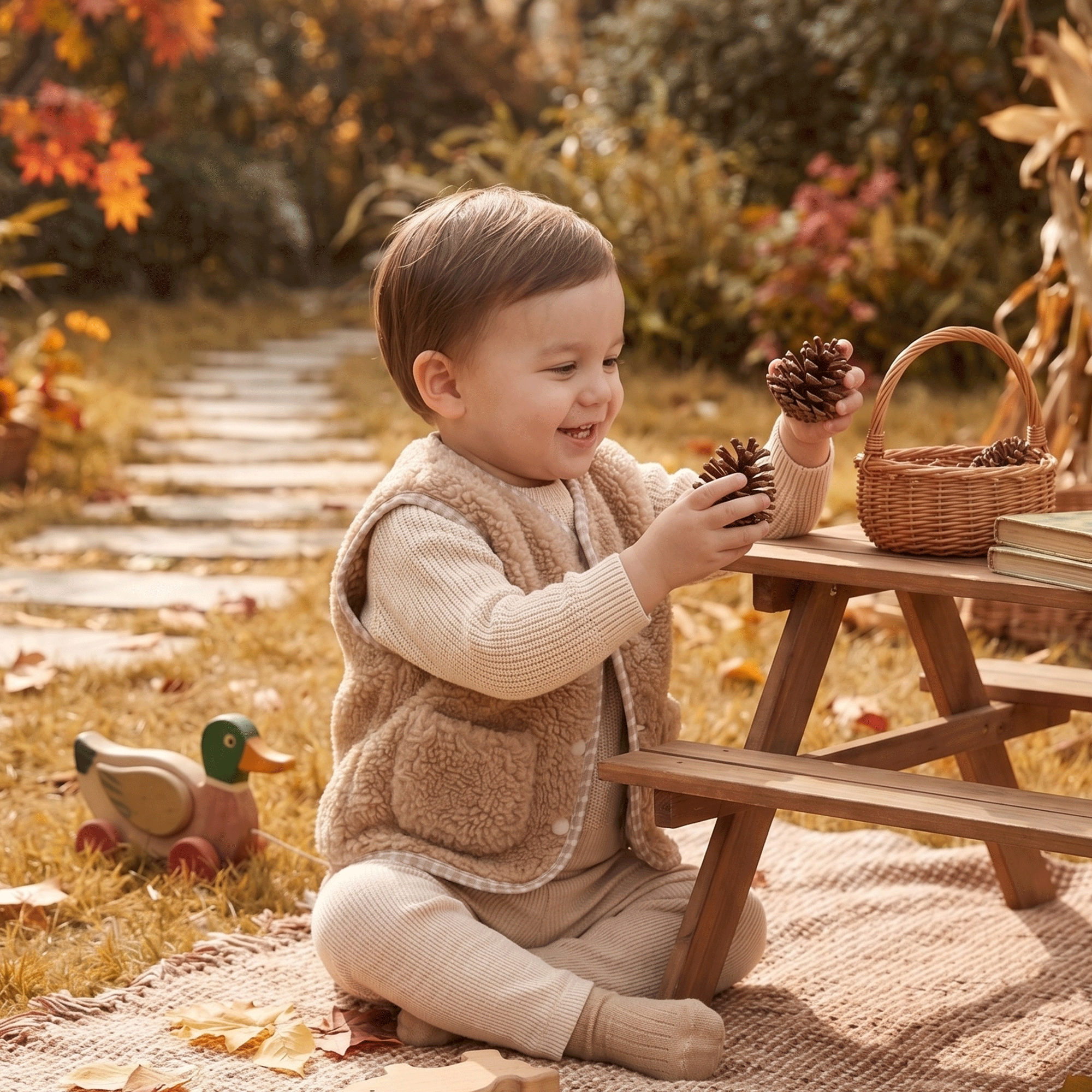 Reversible Kids Vest Sewing Pattern PDF