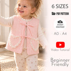 Sweetheart Bow Vest Sewing Pattern