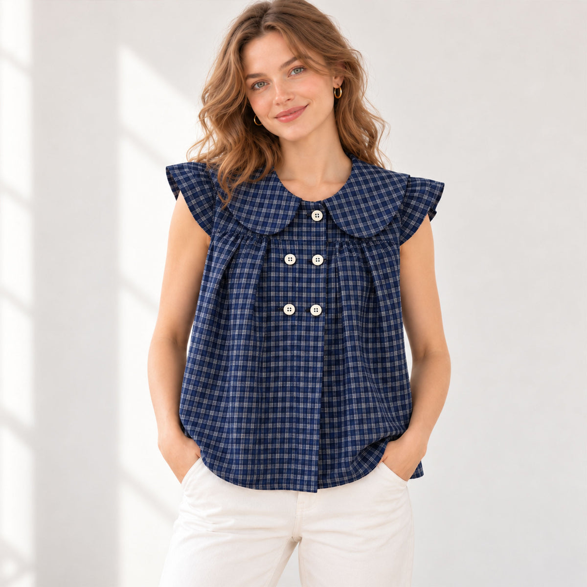 Peter Pan Collar Top Sewing Pattern
