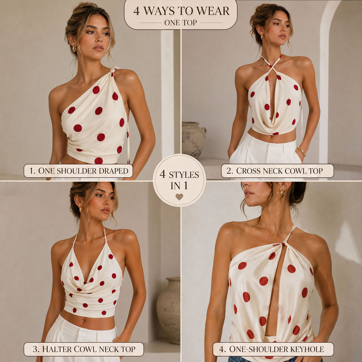 2 Halter Top Sewing Pattern Bundle