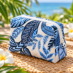 Quilted Boxy Makeup Bag Sewing Pattern