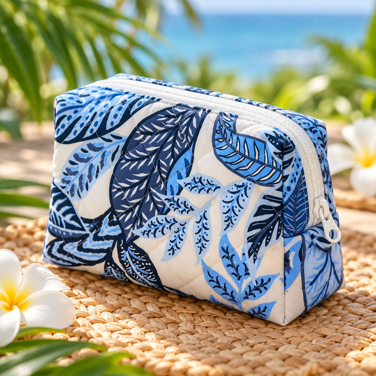 Quilted Boxy Makeup Bag Sewing Pattern