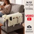 Lamb Sofa Armrest Organizer Sewing Pattern