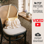 Layered Ruffle Bag Sewing Pattern PDF