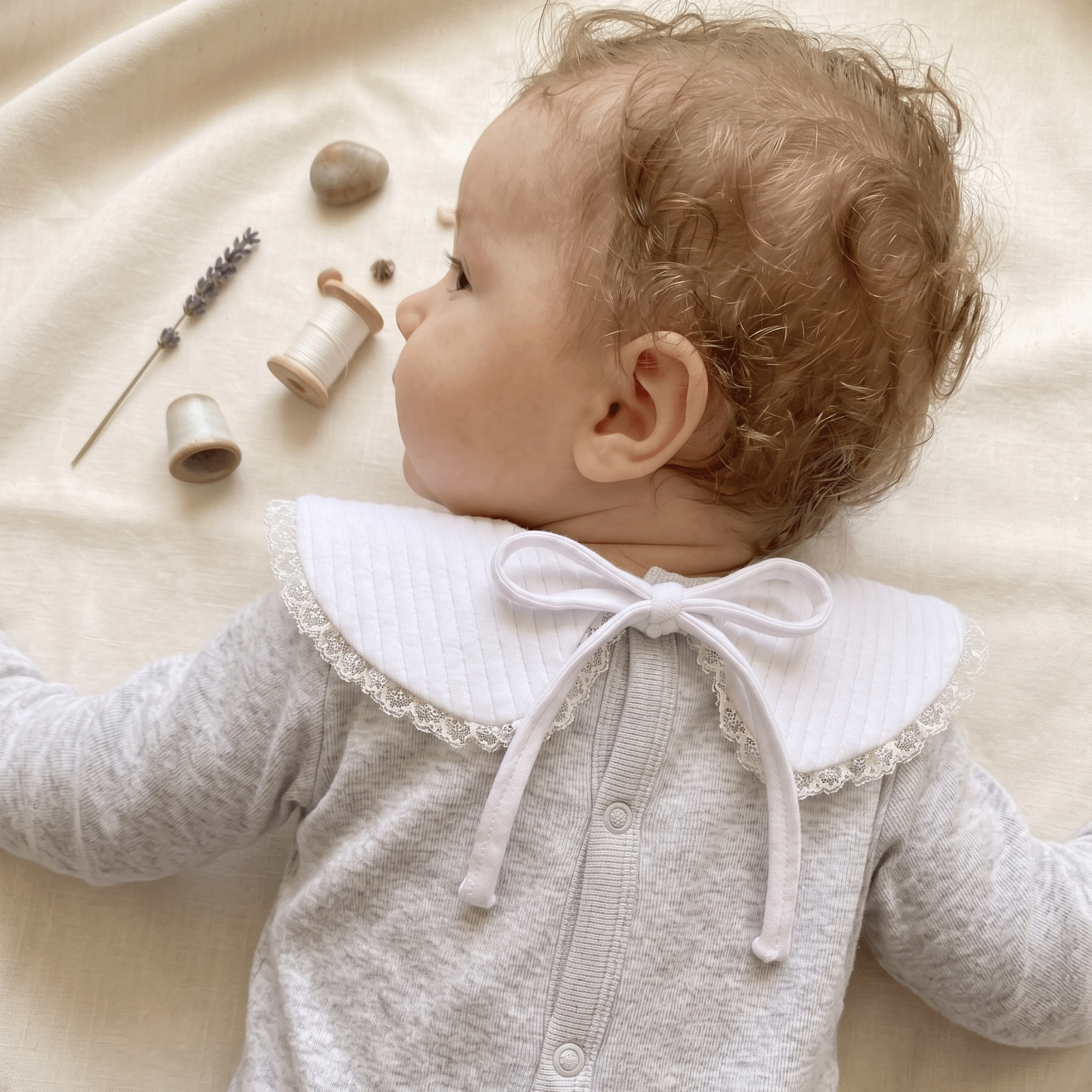 Detachable Baby Collar Sewing Pattern PDF