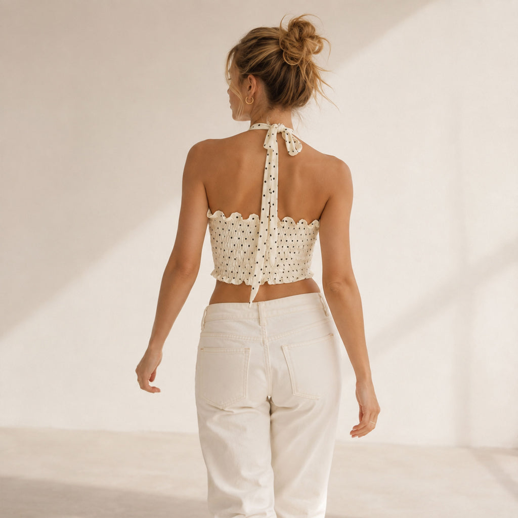 Smocked Back Halter Top Sewing Pattern