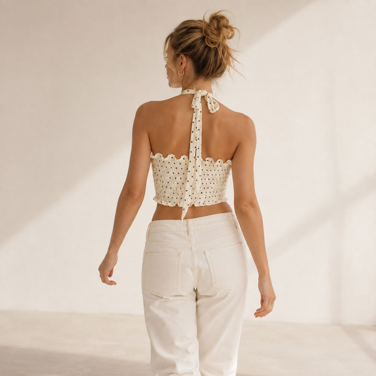 Smocked Back Halter Top Sewing Pattern