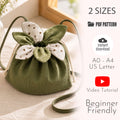 Petal Drawstring Bag Sewing Pattern