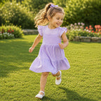 Girls 2 Piece Top and Dress Sewing Pattern