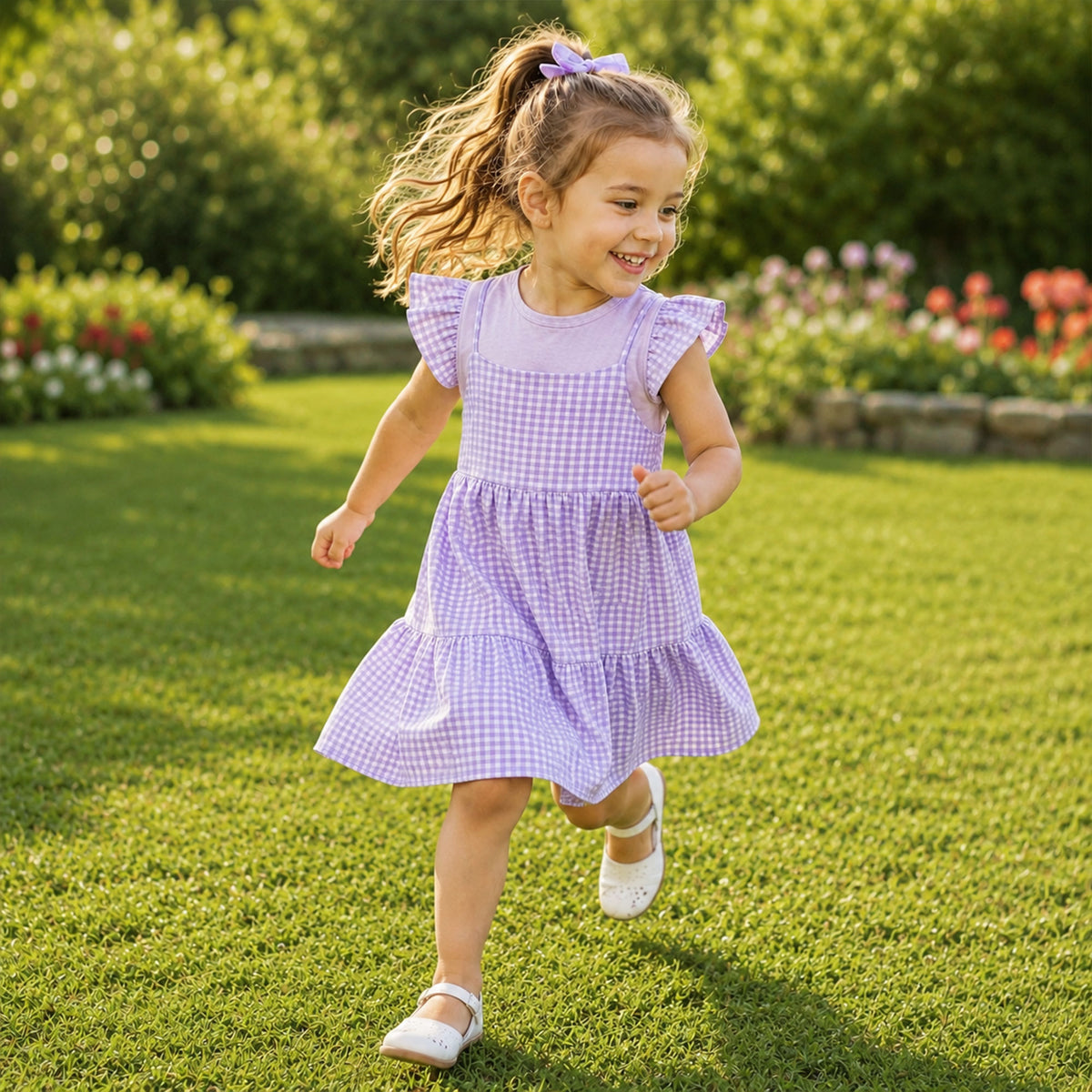 Girls 2 Piece Top and Dress Sewing Pattern