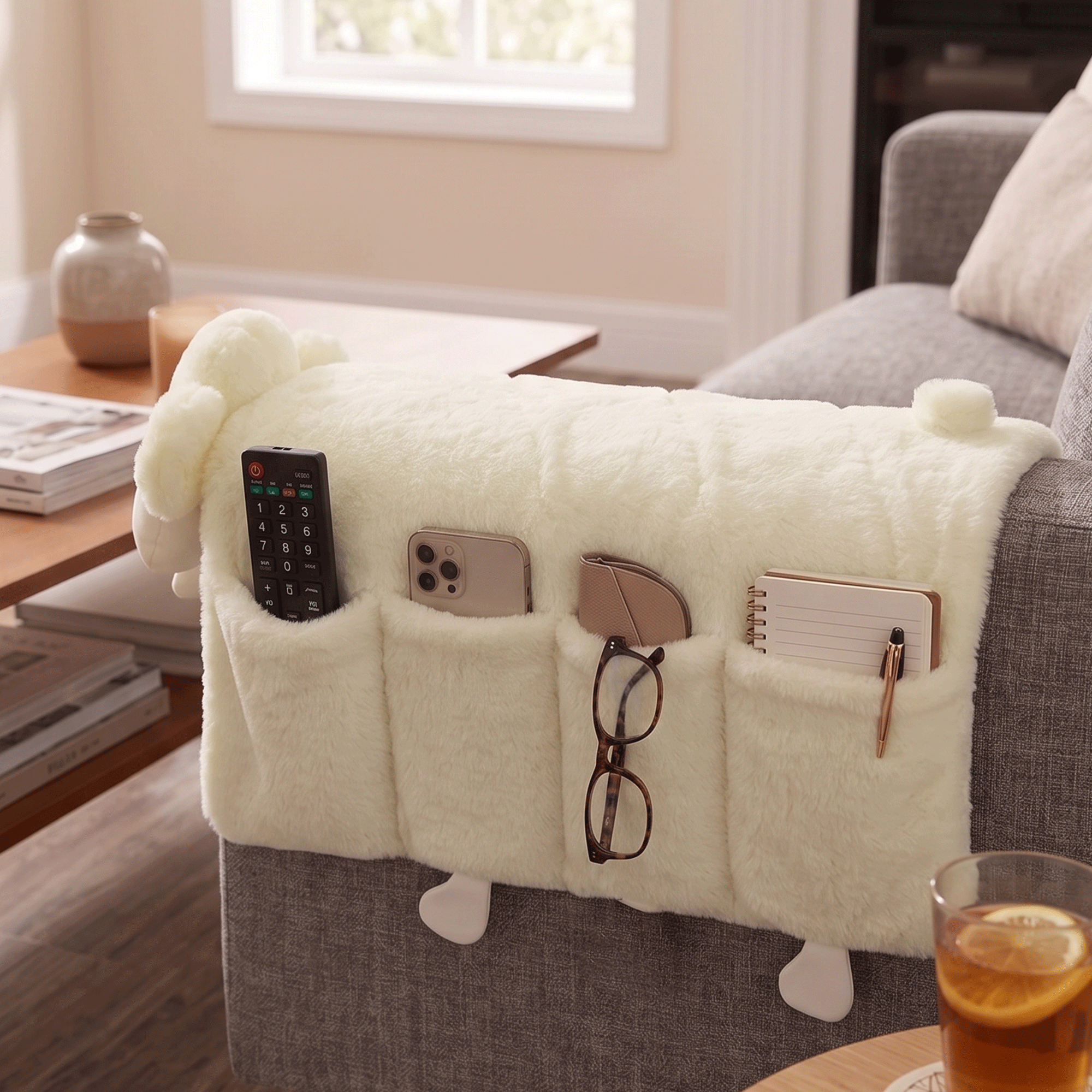 Lamb Sofa Armrest Organizer Sewing Pattern