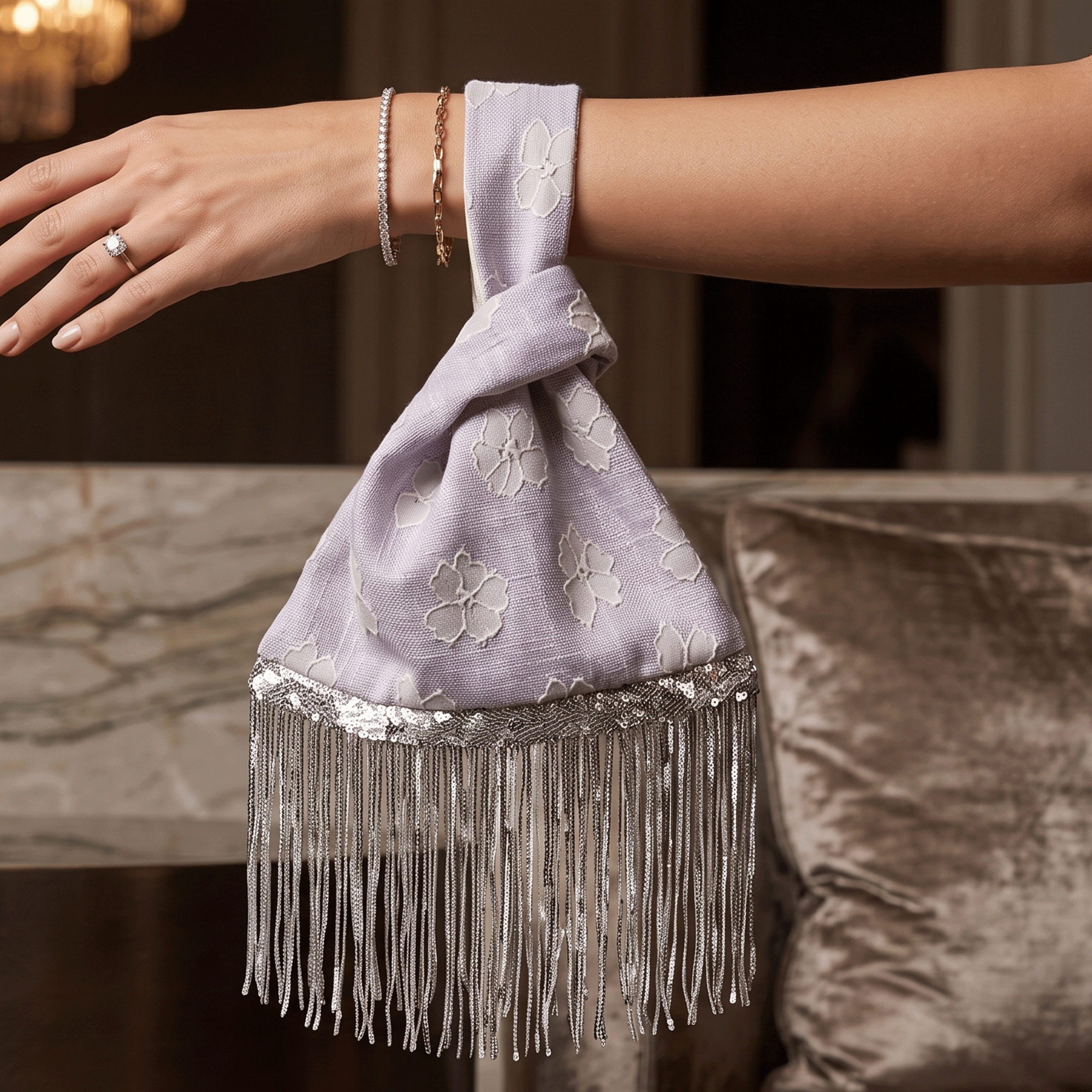 Fringe Knot Bag Sewing Pattern