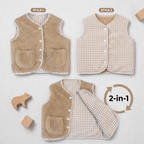 Reversible Kids Vest Sewing Pattern PDF