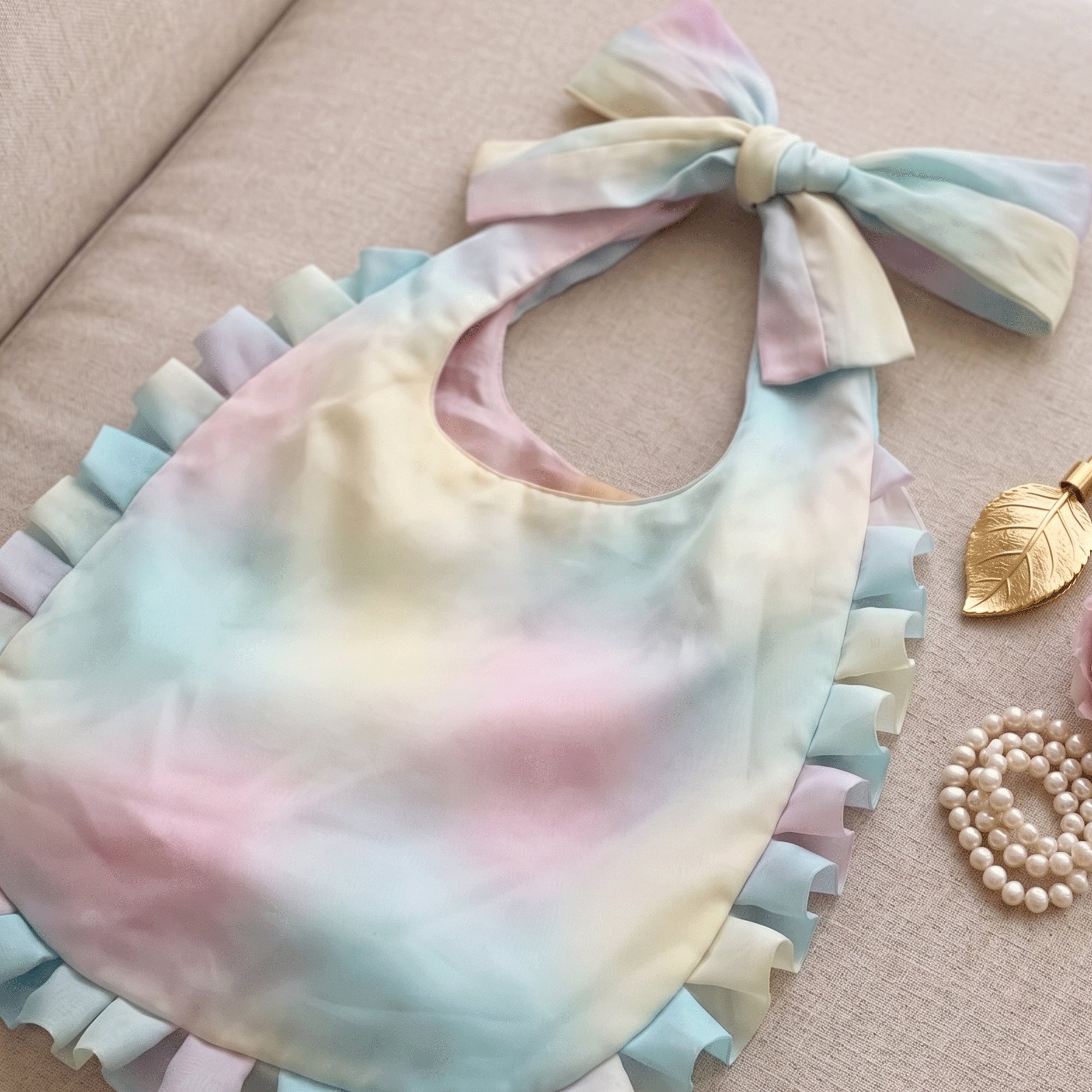 Ruffle Bow Bag PDF Sewing Pattern
