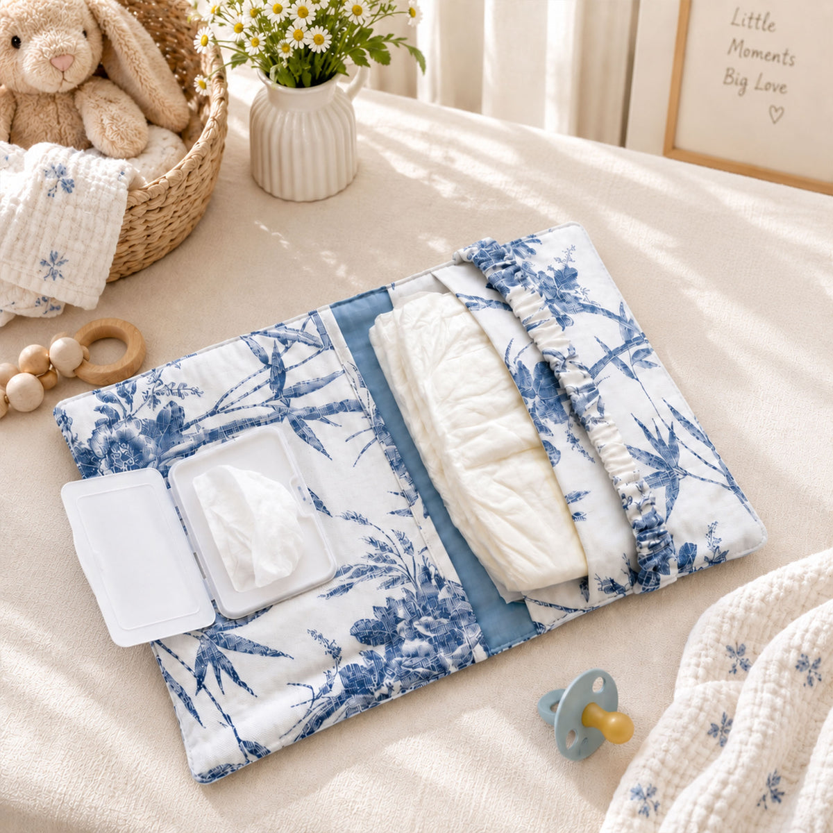 Diaper & Wipes Clutch Sewing Pattern