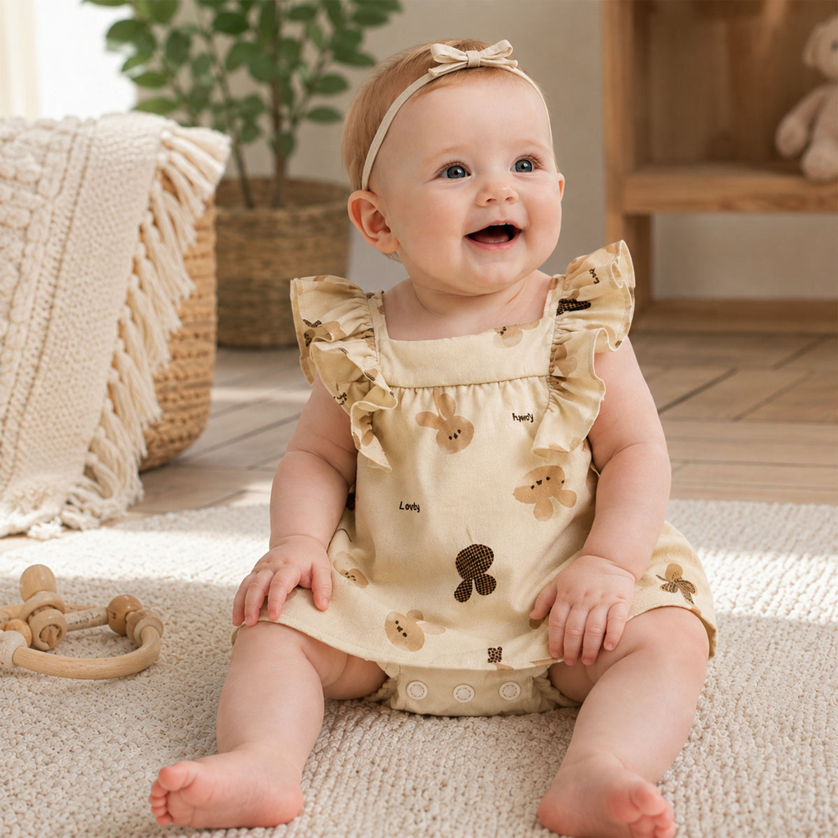Baby Ruffle Romper Sewing Pattern