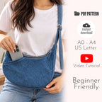Crescent Crossbody Bag Sewing Pattern