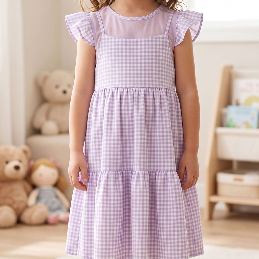 Girls 2 Piece Top and Dress Sewing Pattern