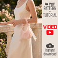 Organza Mini Bag Sewing Pattern PDF