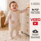 Baby Gingham Footed Romper