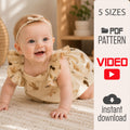 Baby Ruffle Romper Sewing Pattern