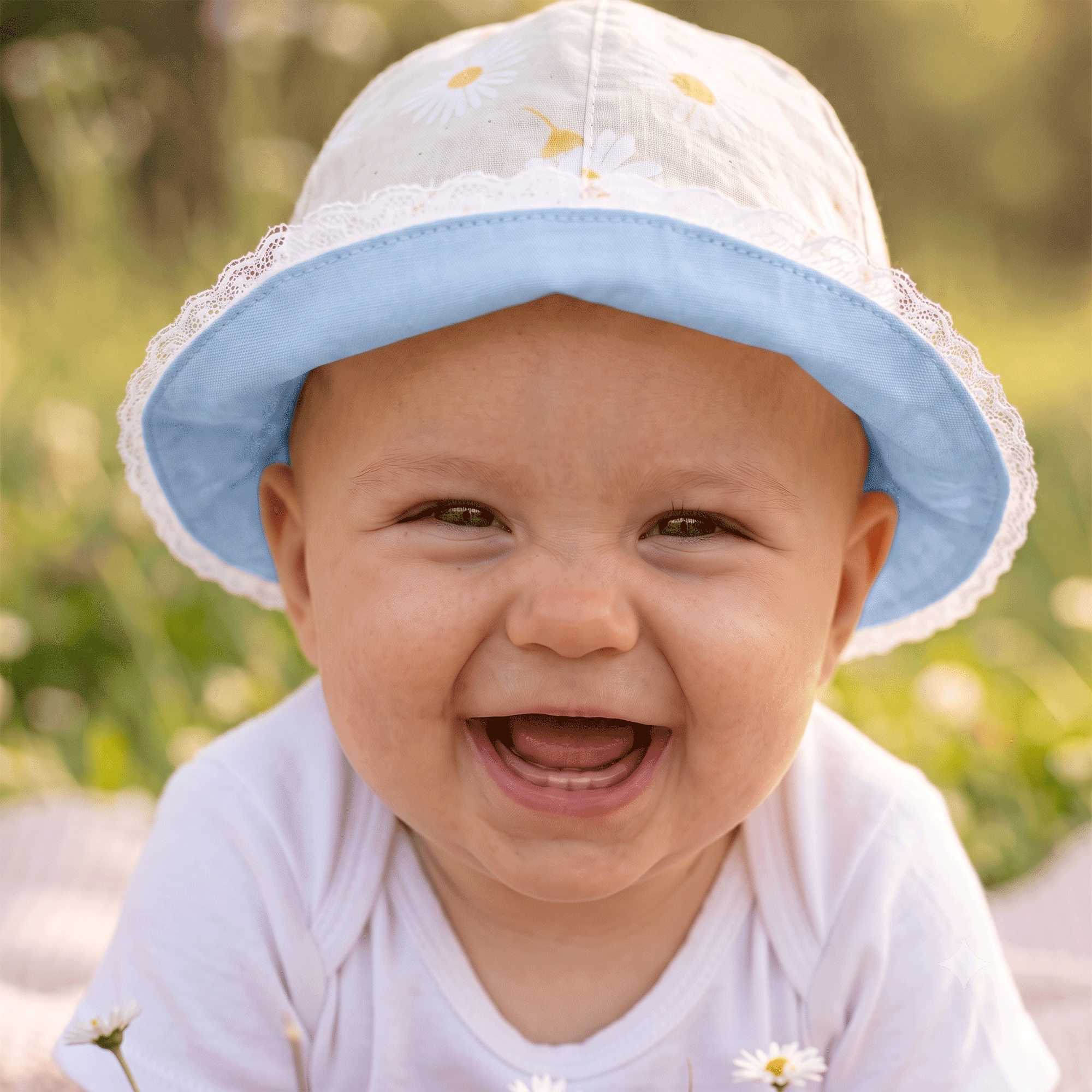 Reversible Baby Sun Hat Sewing Pattern