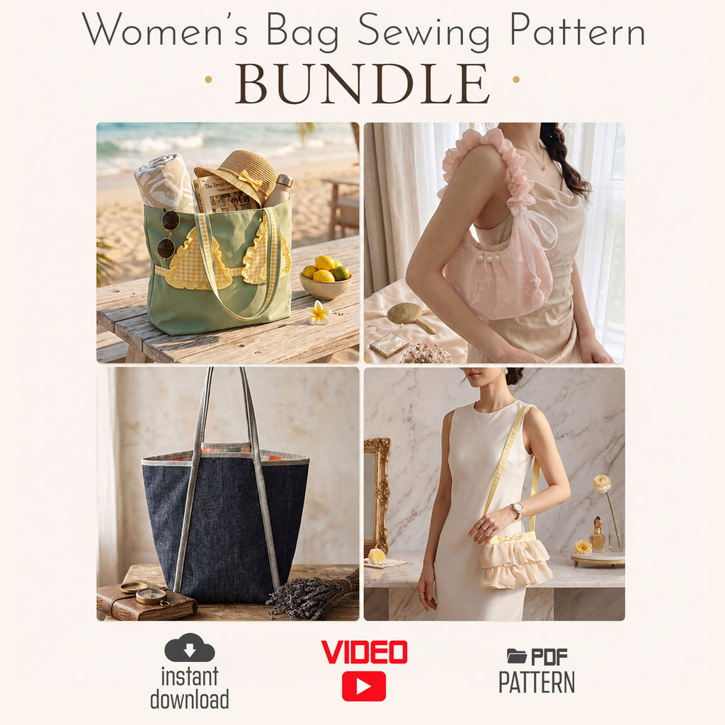 Women’s Bag Sewing Pattern Bundle