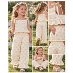 Girls Ruffle Top & Pants Sewing Pattern