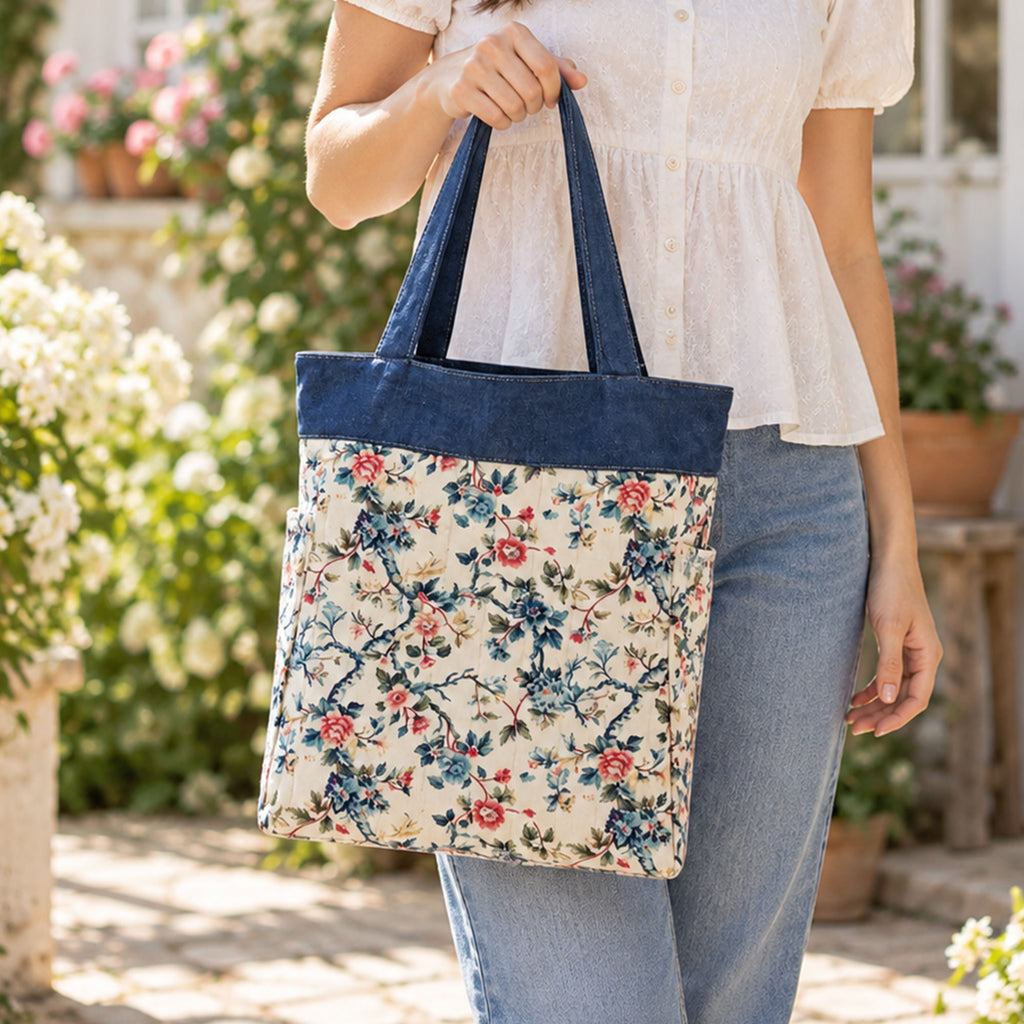 Drawstring Tote Bag Sewing Pattern